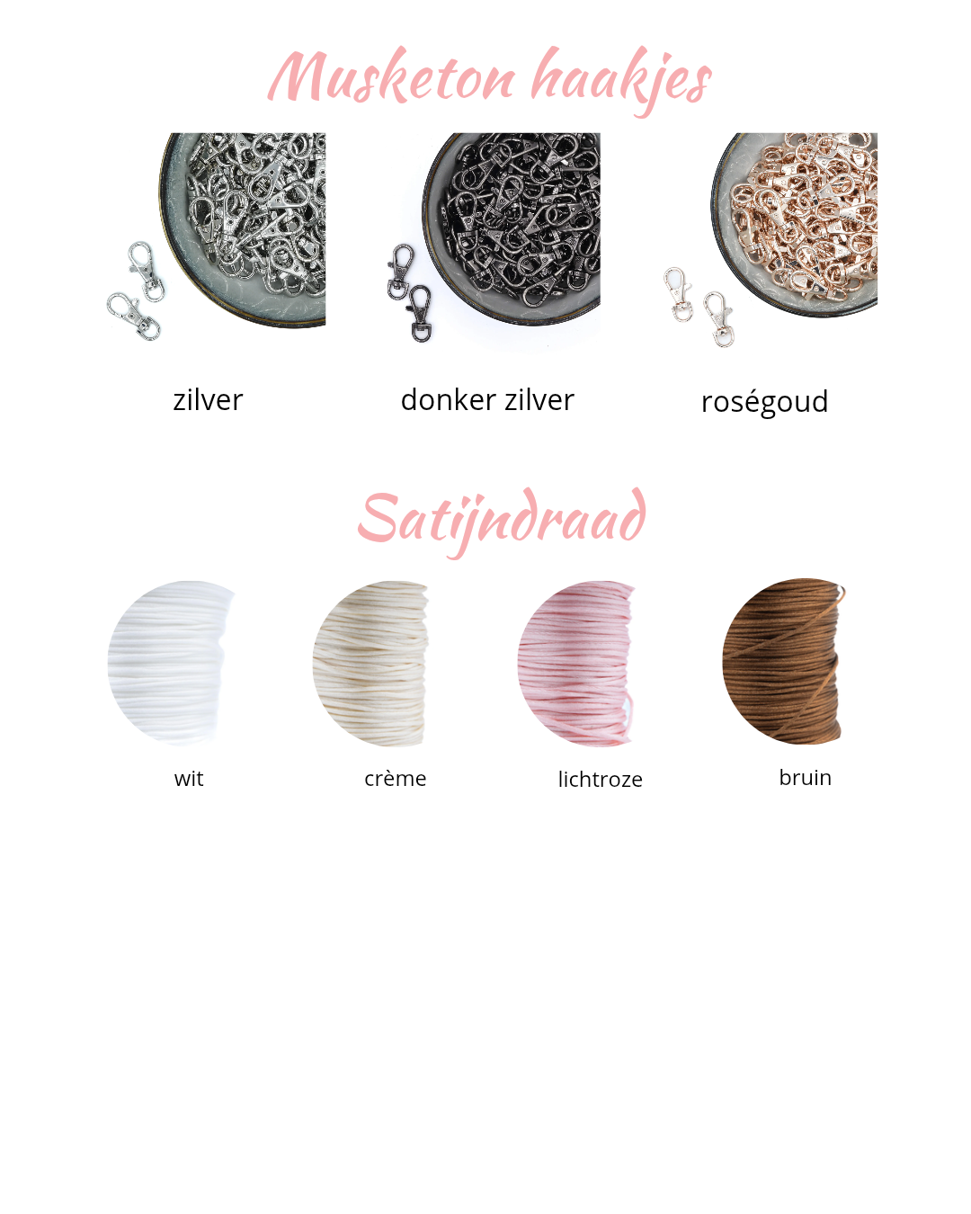 Sleutelhanger zelf samenstellen